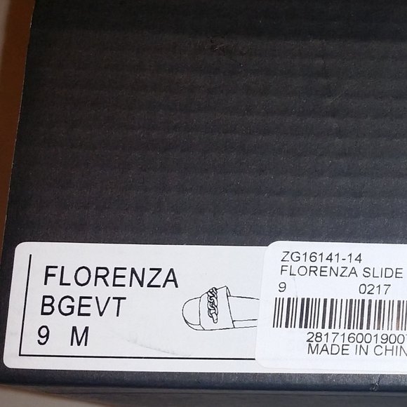 BEBE WOMEN SANDALS 9M GOLD BEIGE SLIDES - Picture 11 of 11